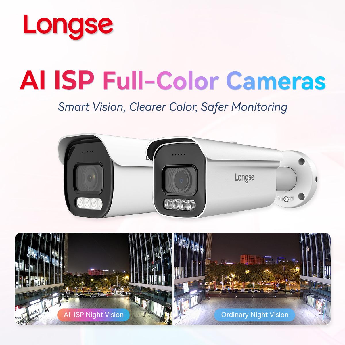 Longse AI ISP Full-Color Cameras with smart vision technology